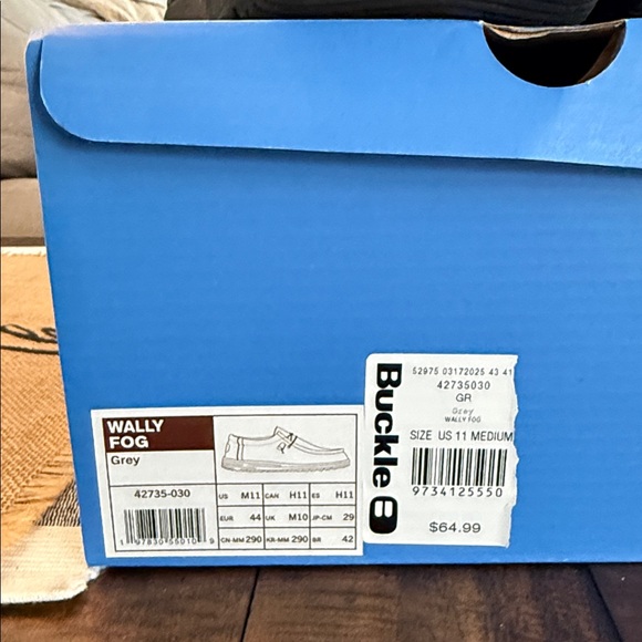 HEY DUDE Men's Black Loafers - Picture 8 of 8